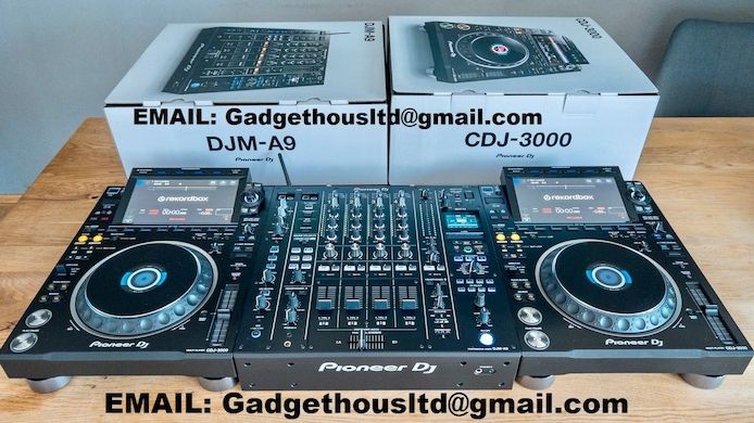 Pioneer CDJ-3000, AlphaTheta CDJ-3000X , Pioneer DJM-A9, Pioneer CDJ-2000NXS2, DJM-900NXS2, DJM-V10