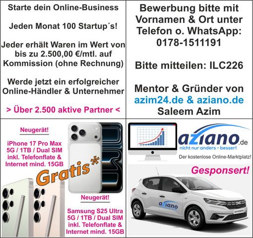 Gründe dein startup in Homeoffice Online -Business eBay amazon