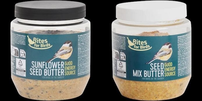 Wildvogelfutter, Meisenknödel, Erdnussbutter, Nüsse, SB-Kerne, Cashewkerne