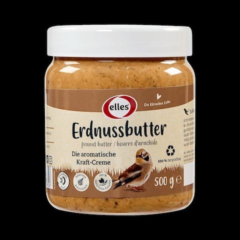 Wildvogelfutter, Meisenknödel, Erdnussbutter, Nüsse, SB-Kerne, Cashewkerne