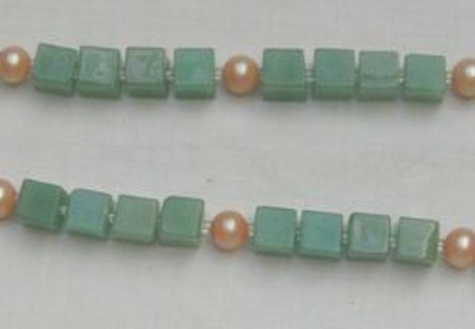 Aventurinkette im romatischen Design