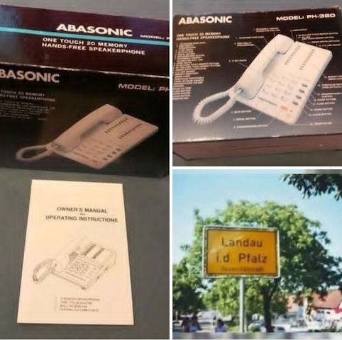 Abasonic Modell PH-320 Freisprech-Telefon