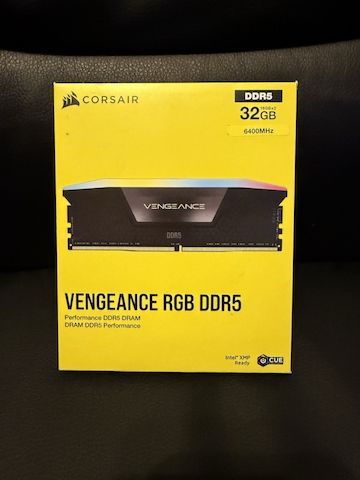 Corsair Vengeance RGB 32GB DDR5-6400MHZ RAM Memory