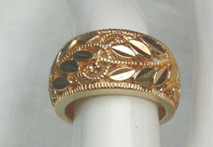 Ring, 925 Silber vergoldet