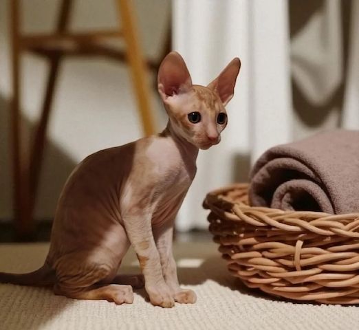 Unsere Cornish Rex-Kätzchen sind gut erzogen und bestens sozialisiert