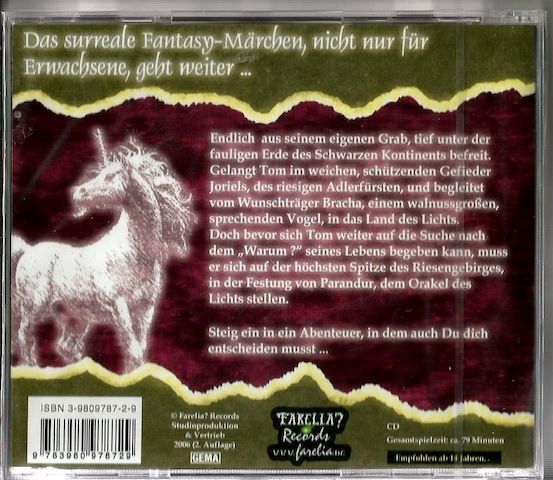 Kostenloses Ostergeschenk! Fantasy-HörspielHörbuch -CD "Farelia?" zu verschenken !