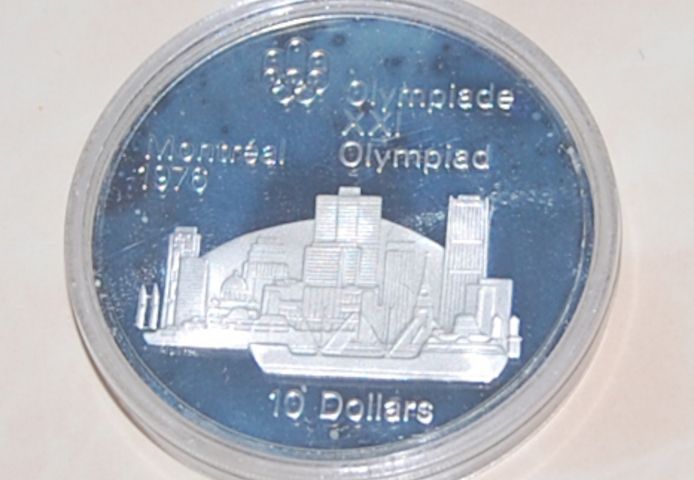 Silbermünze kanadischer 10 Dollar