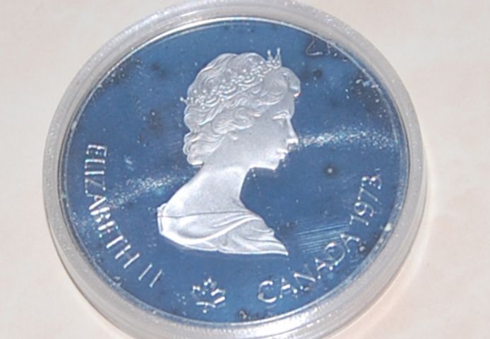 Silbermünze kanadischer 10 Dollar