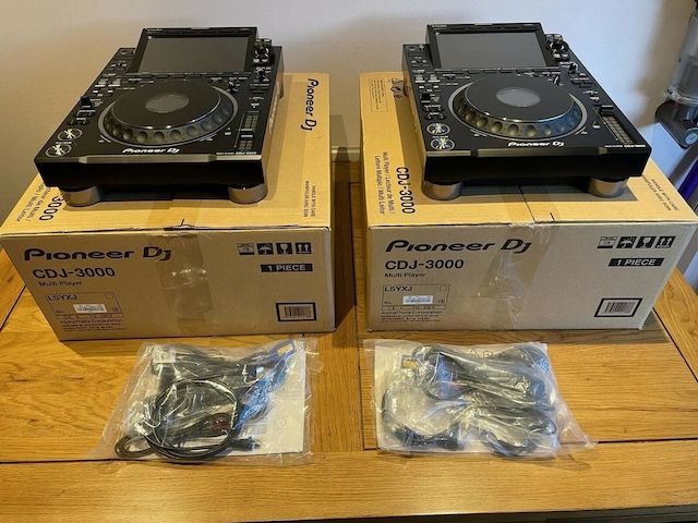 AlphaTheta CDJ-3000X, Pioneer CDJ-3000, Pioneer DJM-A9, Pioneer CDJ-2000NXS2, DJM-900NXS2,  DJM-V10