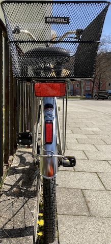 Stadtfahrrad Bavaria Line Lizzard für Damen, 26 Zoll, Nabenschaltung, Nabendynamo, Korb, Beleuchtung