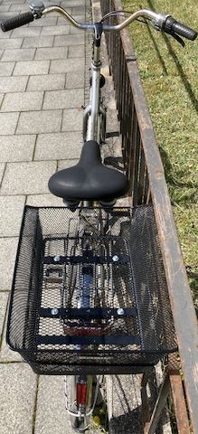Stadtfahrrad Bavaria Line Lizzard für Damen, 26 Zoll, Nabenschaltung, Nabendynamo, Korb, Beleuchtung
