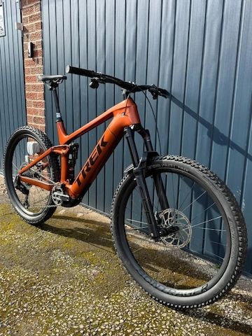 Trek Rail 9.9 X0 AXS T-Type Gen 4 E-Mountainbike (Modelljahr 2023), Größe XL