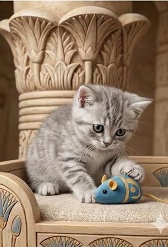 Ein Erbe der Verehrung: Britisch-Kurzhaar-Bärchen aus der Katzenkinderstube