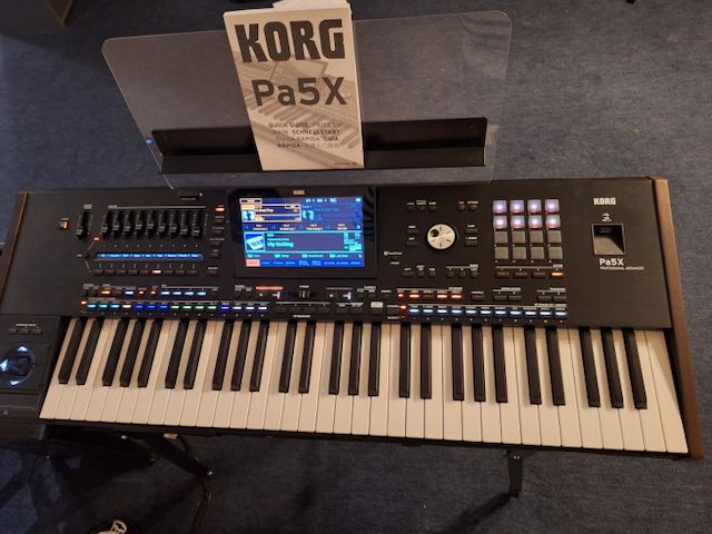 Korg Pa5X, Korg Pa4X, Korg Pa4X MG2, Korg NAUTILUS, Korg Pa1000 MG, Yamaha Genos2, Yamaha PSR-SX920