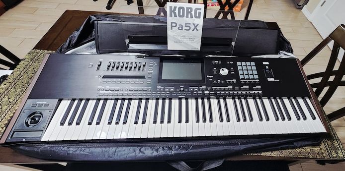 Korg Pa5X, Korg Pa4X, Korg Pa4X MG2, Korg NAUTILUS, Korg Pa1000 MG, Yamaha Genos2, Yamaha PSR-SX920