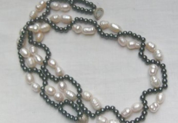 Edelsteinkette, einzigartiges Design, Handarbeit