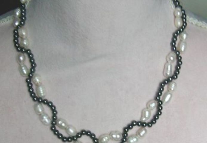 Edelsteinkette, einzigartiges Design, Handarbeit
