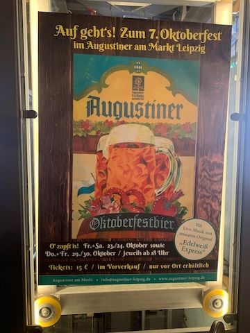 Das   7.  #Oktoberfest   im  #Augustiner am Markt  in   #Leipzig