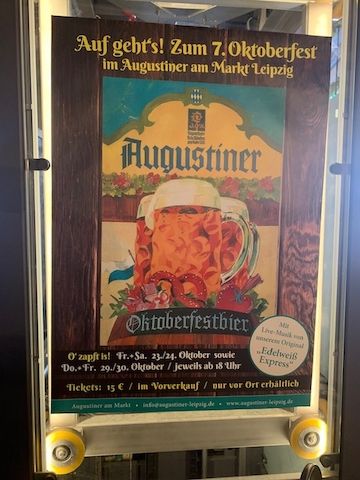 Das   7.  #Oktoberfest   im  #Augustiner am Markt  in   #Leipzig
