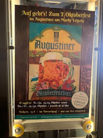 Das   7.  #Oktoberfest   im  #Augustiner am Markt  in   #Leipzig