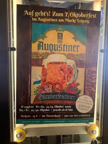 Das   7.  #Oktoberfest   im  #Augustiner am Markt  in   #Leipzig