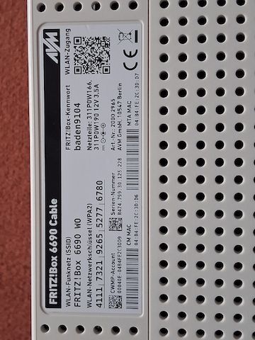 Fritz!Box 6690 CABLE 6690 WO