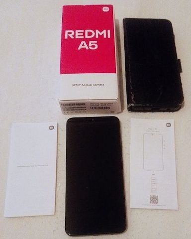 XIAOMI Redmi A5 Smartphone, 3+64GB, Black, Superklare 32MP AI-Kamera,