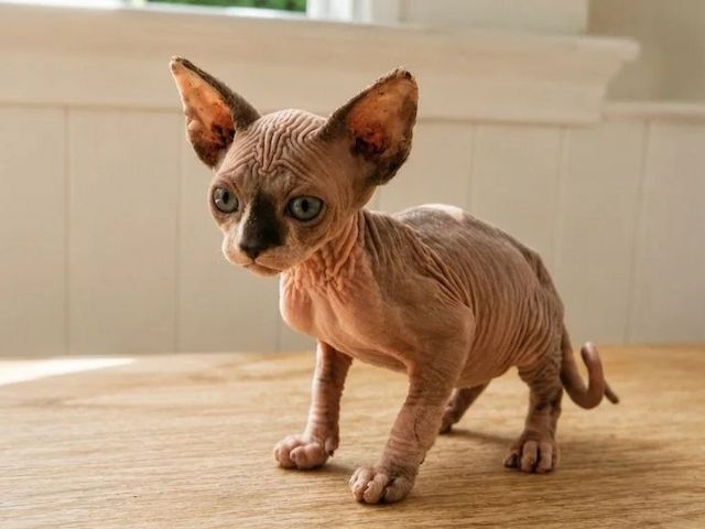 Wunderschönes Sphynx-Kätzchen sucht ein Zuhause