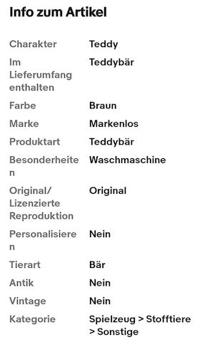 Kuscheliger Teddybär mit Schal 