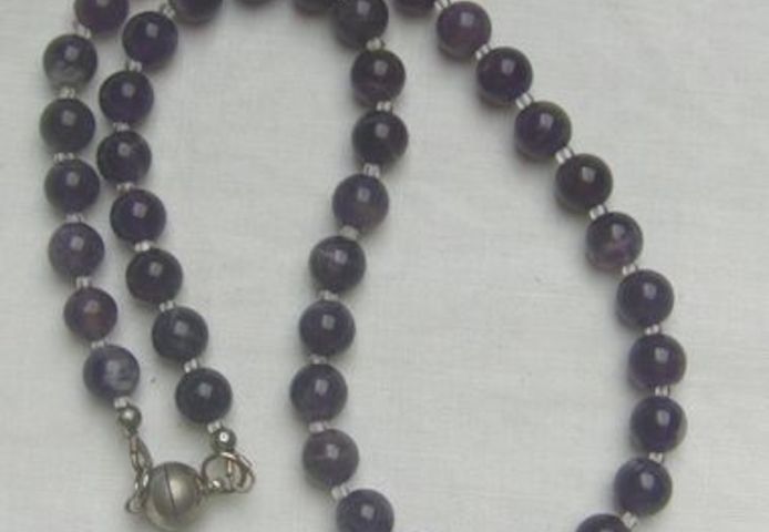Ameethystkette, stilvoll und elegant
