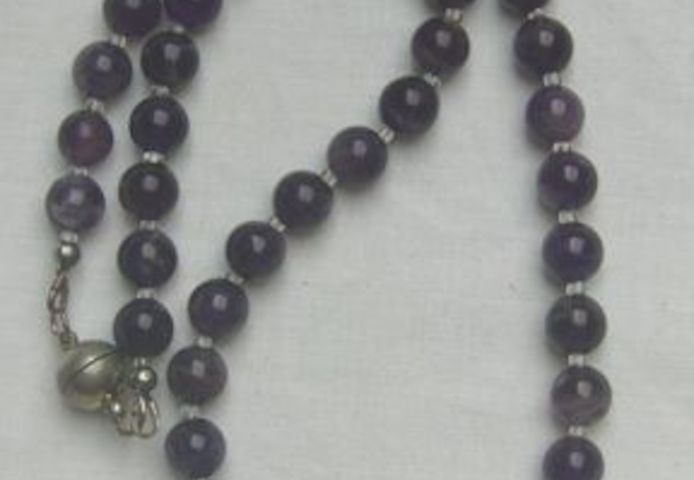 Ameethystkette, stilvoll und elegant