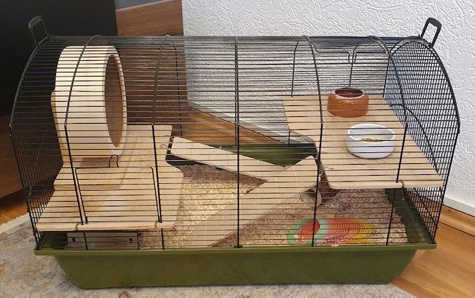Käfig für Zwerghamster Hamster Kleintier mit Zubehör
