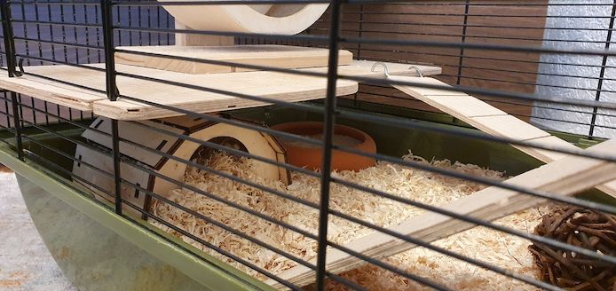 Käfig für Zwerghamster Hamster Kleintier mit Zubehör
