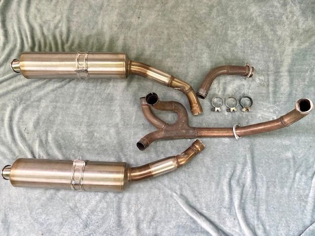 Honda VTR 1000 SP2 original komplette Auspuffanlage