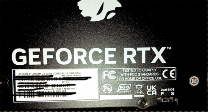 GeForce RTX 5090 Graphikkarte