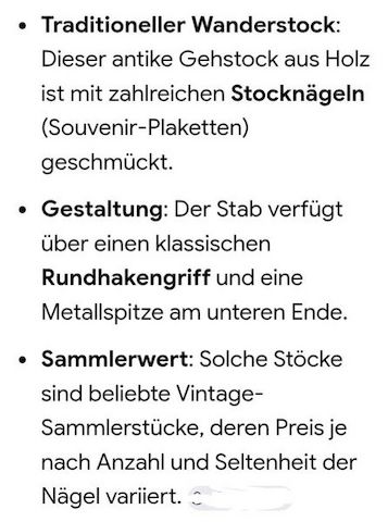 Wanderstock Spazierstock