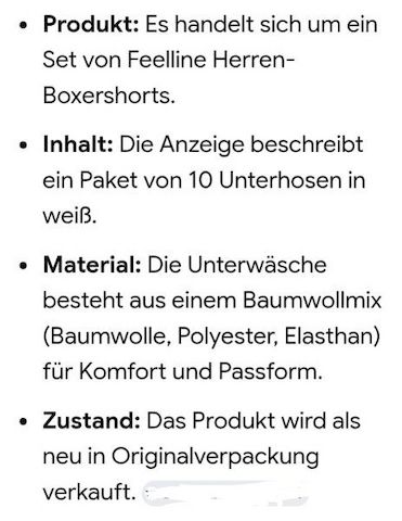 10er Pack Herren Boxershorts Weiß Unterhosen Slips Baumwollmix SALE