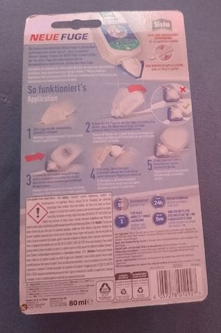Sista ® (Henkel) Neue Fuge Fugensanierung Silikon Fugenweiss 80ml weiss