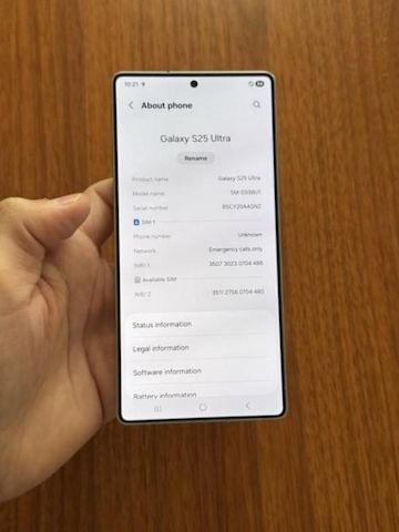 Samsung Galaxy S25 Ultra 256 GB zu verkaufen