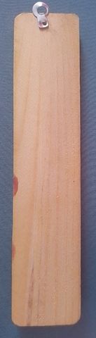 Thermometer 22 cm aus Holz