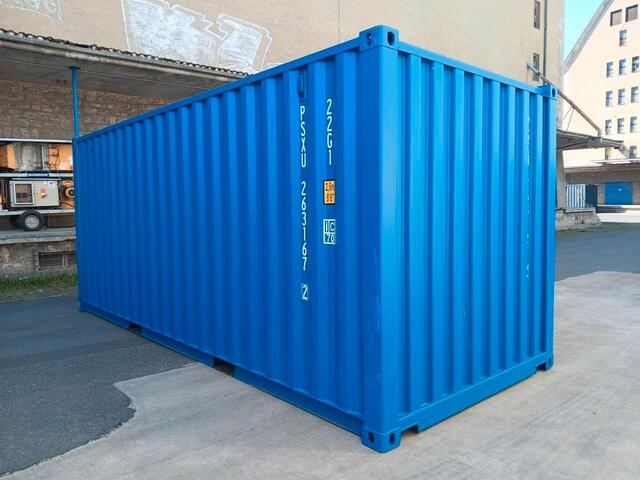 20-Fuß-Seecontainer, Lagercontainer ✅ Neu ✅ RAL 5010