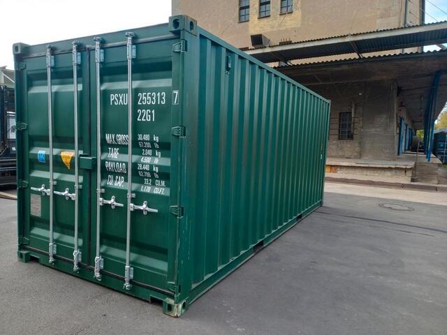 20-Fuß-Seecontainer, Lagercontainer ✅ Neu ✅ RAL 5010