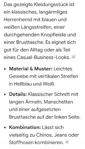 Herren Langarm Hemd