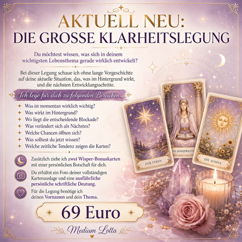 Kartenlegen Hellsehen Tarot Lenormand – Medium ohne Vorabinfo