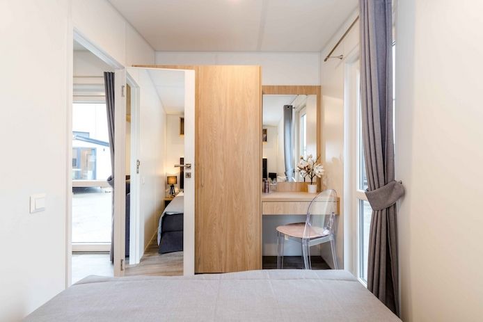 Gartenhaus Container Home auf Rädern, Tiny House, Büro-Modul