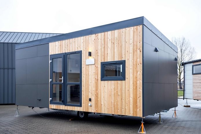 Gartenhaus Container Home auf Rädern, Tiny House, Büro-Modul