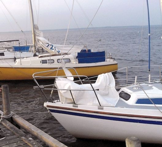 3 Std. Neptun 22 segeln auf dem Steinhuder Meer in Mardorf - Bootsverleih Kielhorn / Steg  N 21