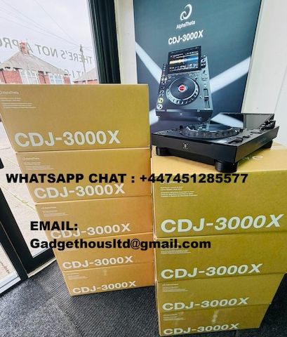 Pioneer CDJ-3000, Pioneer DJM-A9, Pioneer CDJ-2000NXS2, DJM-900NXS2, DJM-V10 ,AlphaTheta CDJ-3000X