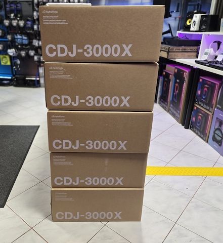 Pioneer CDJ-3000, Pioneer DJM-A9, Pioneer CDJ-2000NXS2, DJM-900NXS2, DJM-V10 ,AlphaTheta CDJ-3000X