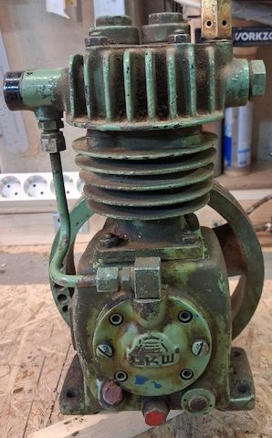Kompressor mit Motor 1960, funktionstüchtig